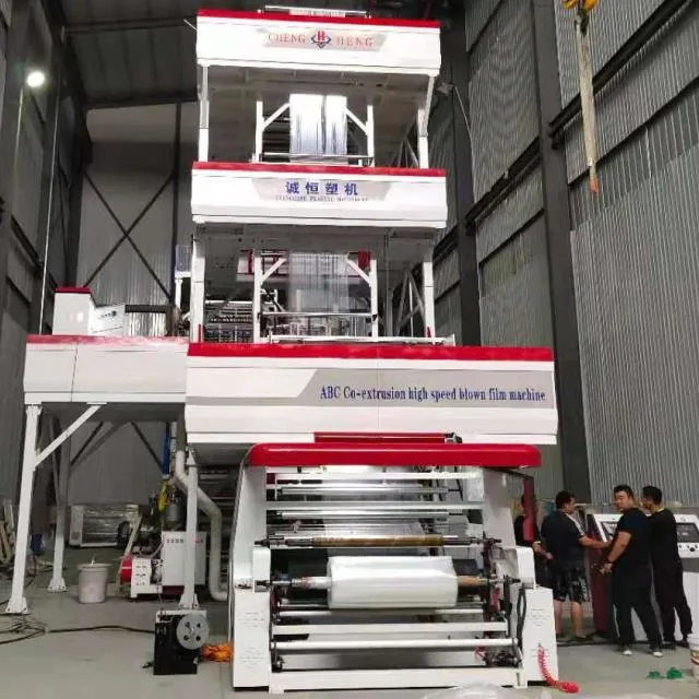 High Speed Polythene 3 Layer Film Blowing Machine