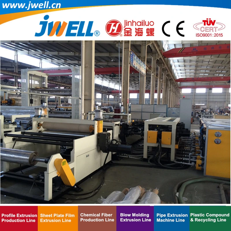 Jwell PE|Pet|PS Plastic Stretch Film Recycling Agricultural Making Extrusion Machine for Lithium Electric|Breathable Thermoforming Packing Industrial