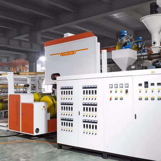 Pym 2-5 레이어 LDPE/LLDPE 플라스틱 점보 롤 집착 필름 스트레치 필름 제작 기계 압출 라인 공장