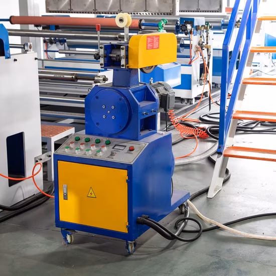 쌍둥이 나사 두 배 두 배 2개의 층 공압출 LLDPE PE 플라스틱 깔판 포장 뻗기 던지기 필름 밀어남 보존 필름 밀어남 만드는 기계